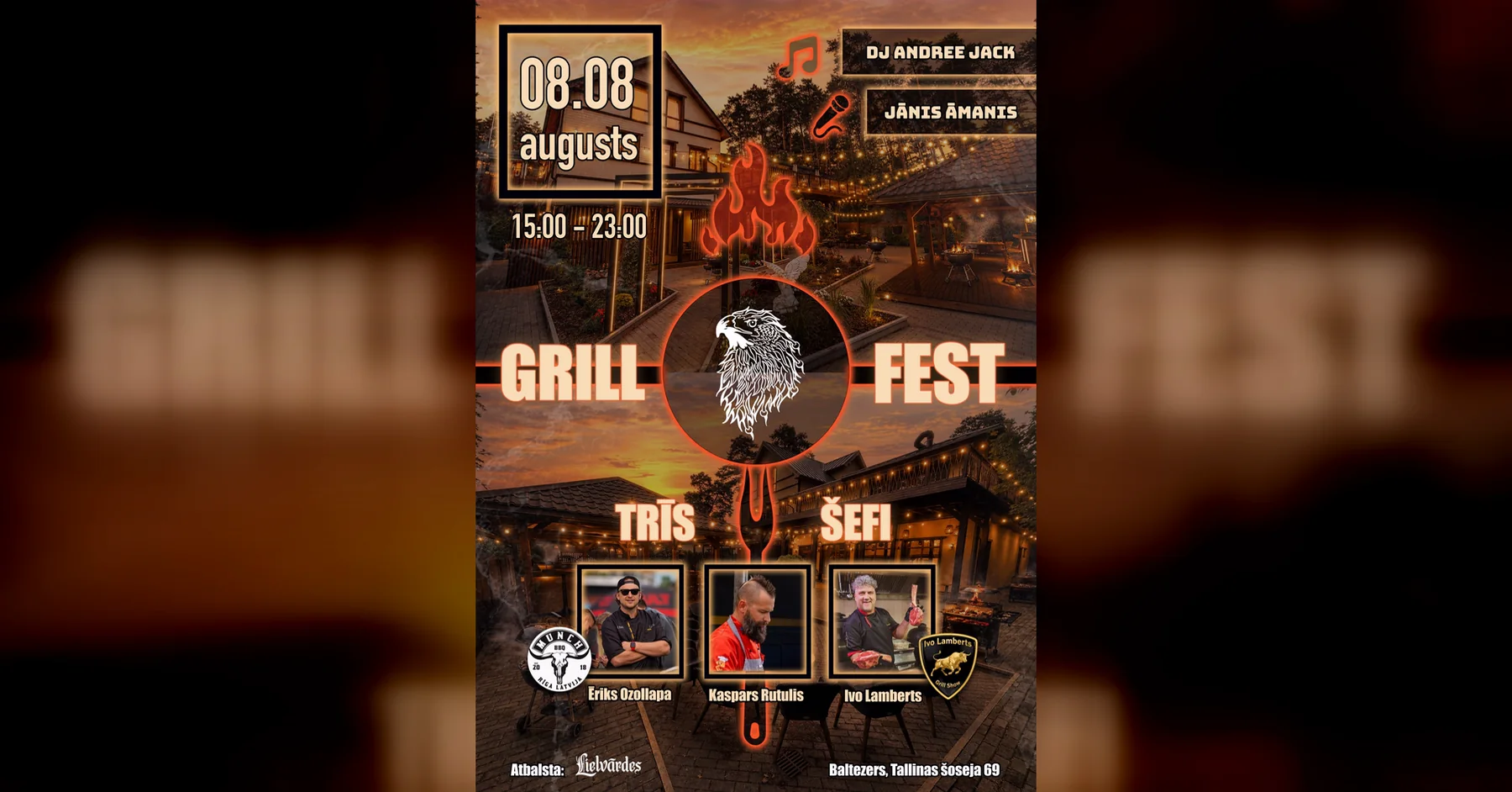 GrillFest sociālo tīklu materiāls