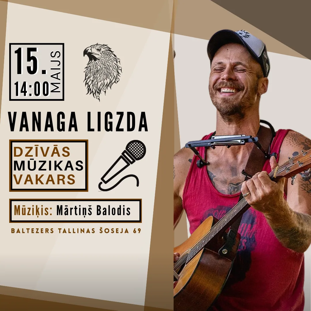 Dzīvās mūzikas vakara afiša